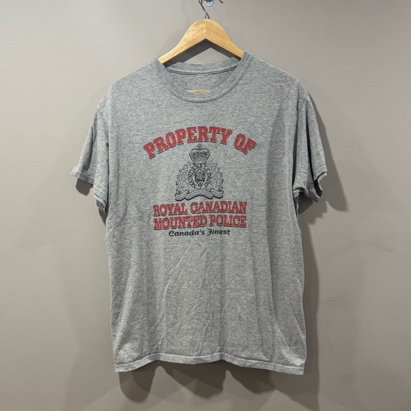 Property of RCMP Royal Canadian Mounted Police T-Shirt - Picture 1 of 5